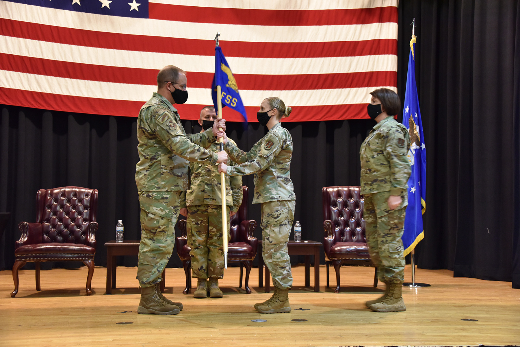Baggett Assumes Command of the 184th Force Support Squadron