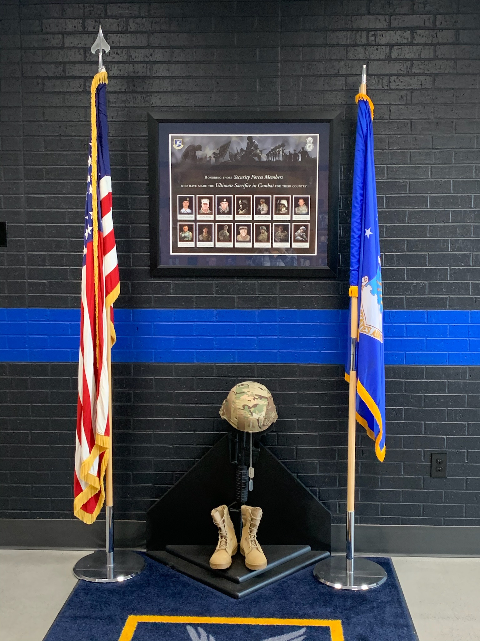 The Fallen Defender Memorial at McConnell Air Force Base, Kansas