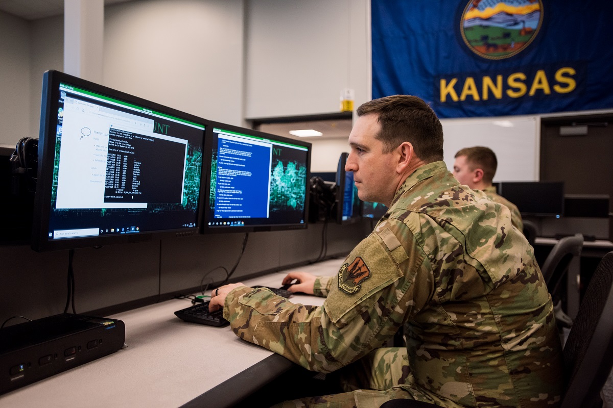 Kansas Air National Guard Cyber Airmen